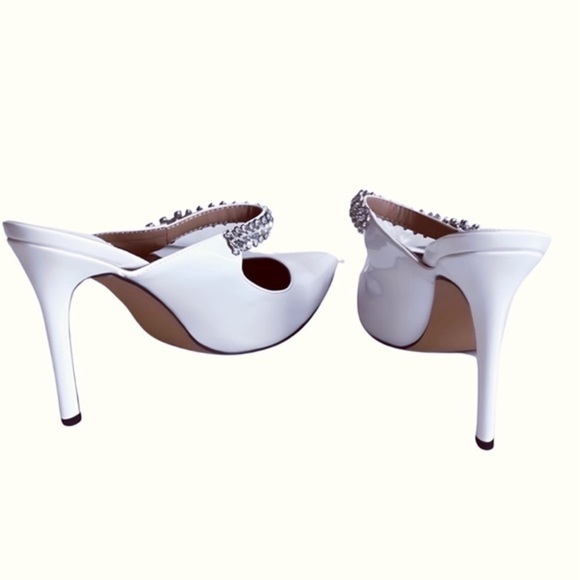 Shimmering Stellar Mules: Glamorous Size‎ 9 Heels - Picture 4 of 5